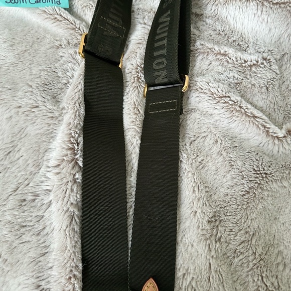 Louis Vuitton Khaki and Vachetta Leather Adjustable Strap- from multi pochette - Picture 7 of 8